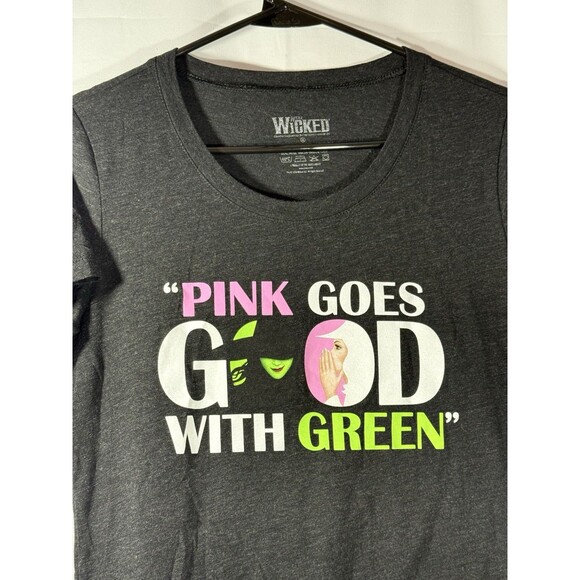 Wicked Broadway Musical Womens T-Shirt Graphic Tee Theater Size XL - Picture 3 of 5